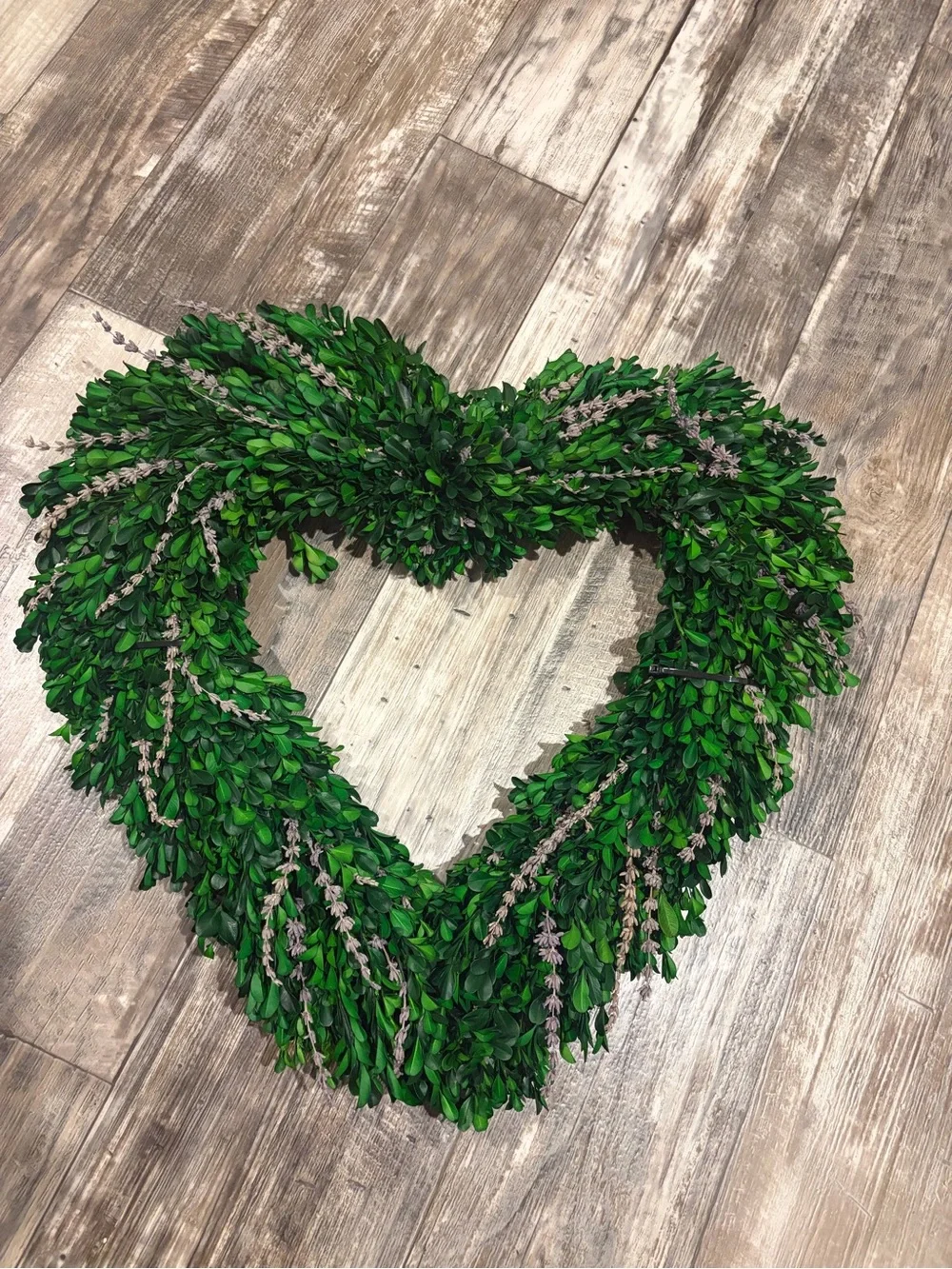 Green Heart-Shaped Wreath
